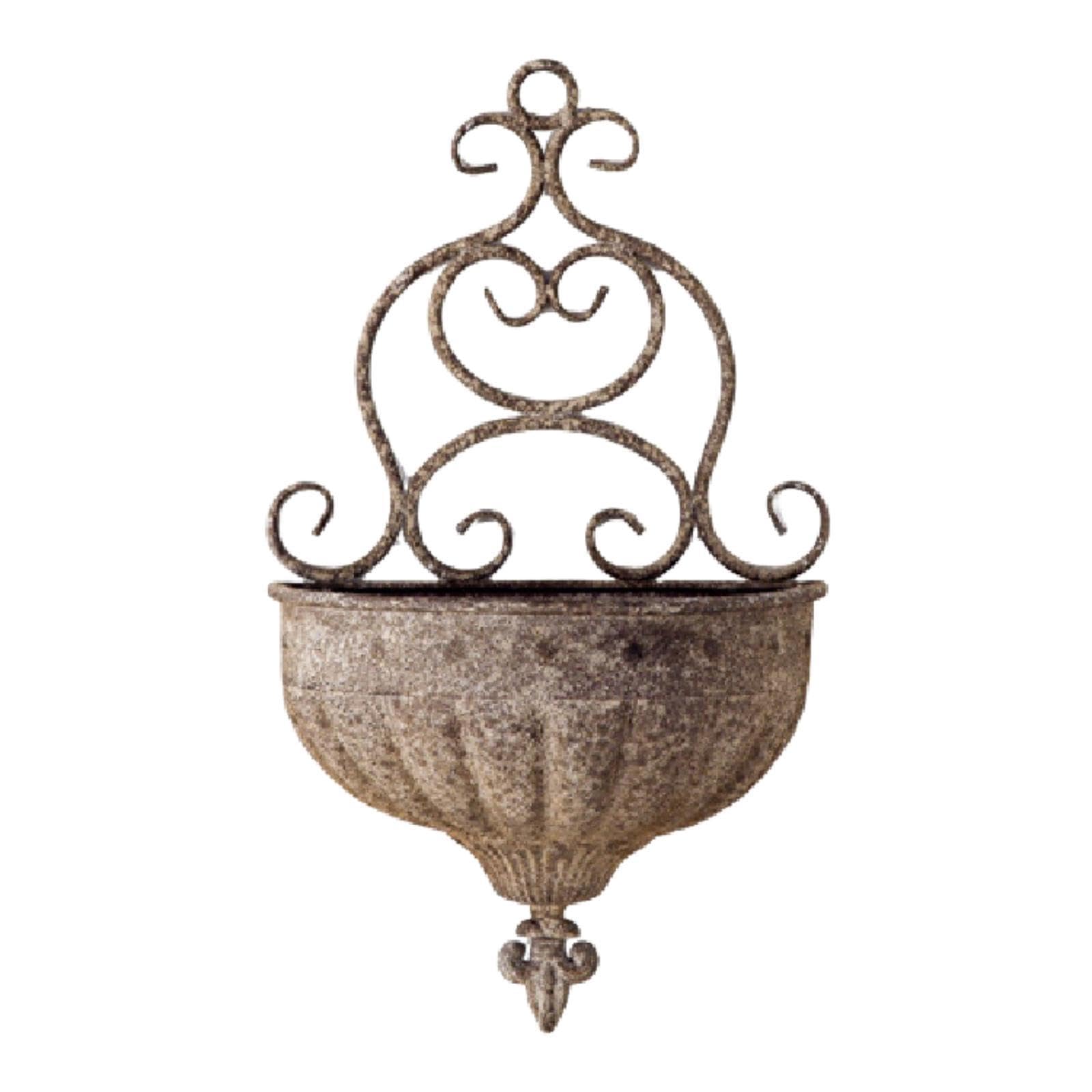 Pflanzgefäß, Hängeblumentopf, Klassischer Halter Aus [Materialienname], Hängeblumentopf, Blumentopf für Garten, Zaungeländer, Innenbereich Und [Materi, Mehrfarbig, Klein