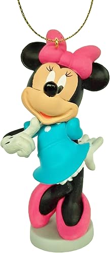 Minnie from Magic Kingdom - Figura decorativa para árbol de Navidad  Disponibilidad limitada  Nuevo para 2021, rosa, azul, blanco y negro, 3.5