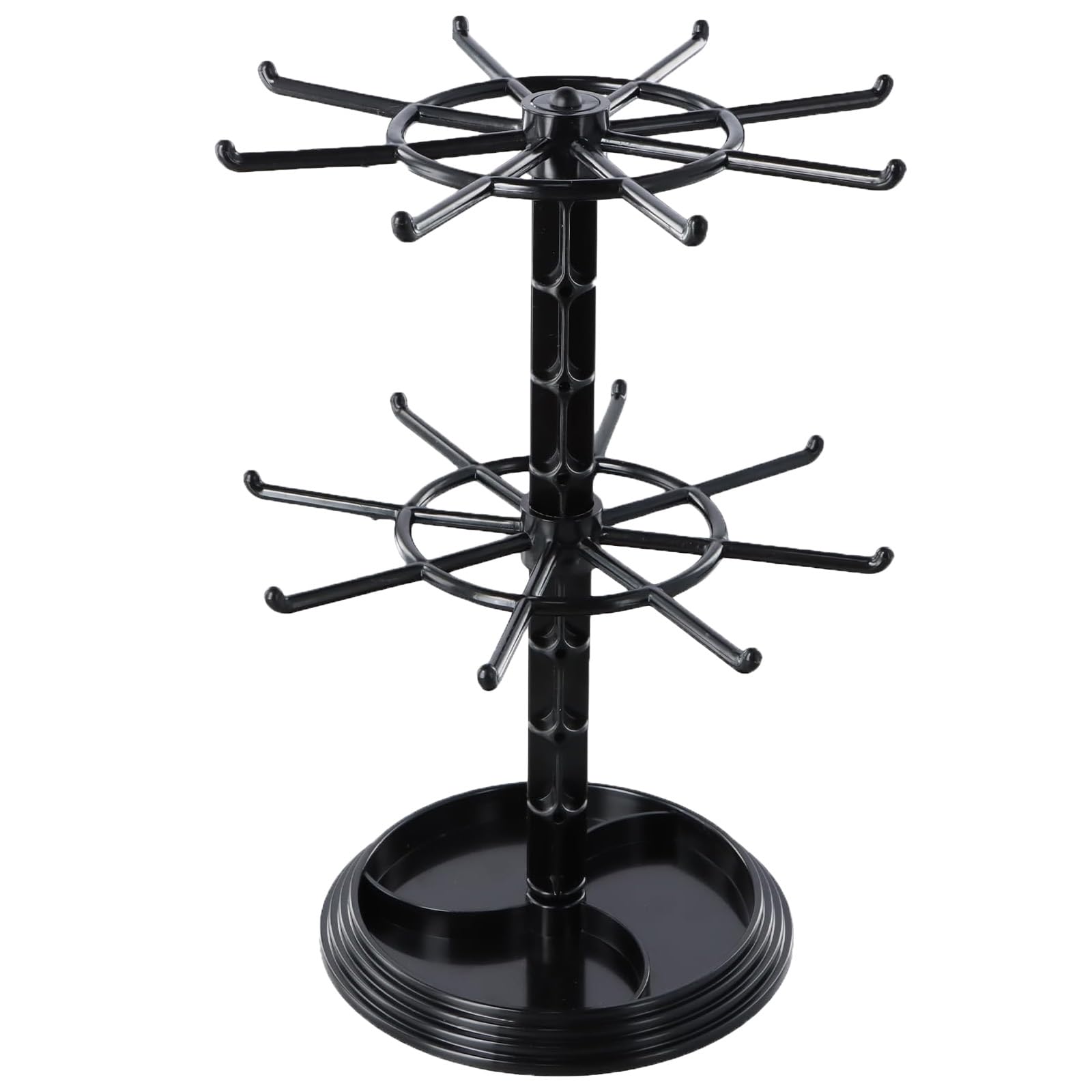 Ktnyl Schlüsselanhänger Ständer, Ständer für Schlüsselanhänger, Taschenständer Drehbar, Geeignet für Familien-Schminktisch, Schlafzimmer-Desktop, Juweliergeschäft-Display Und Andere Szenen