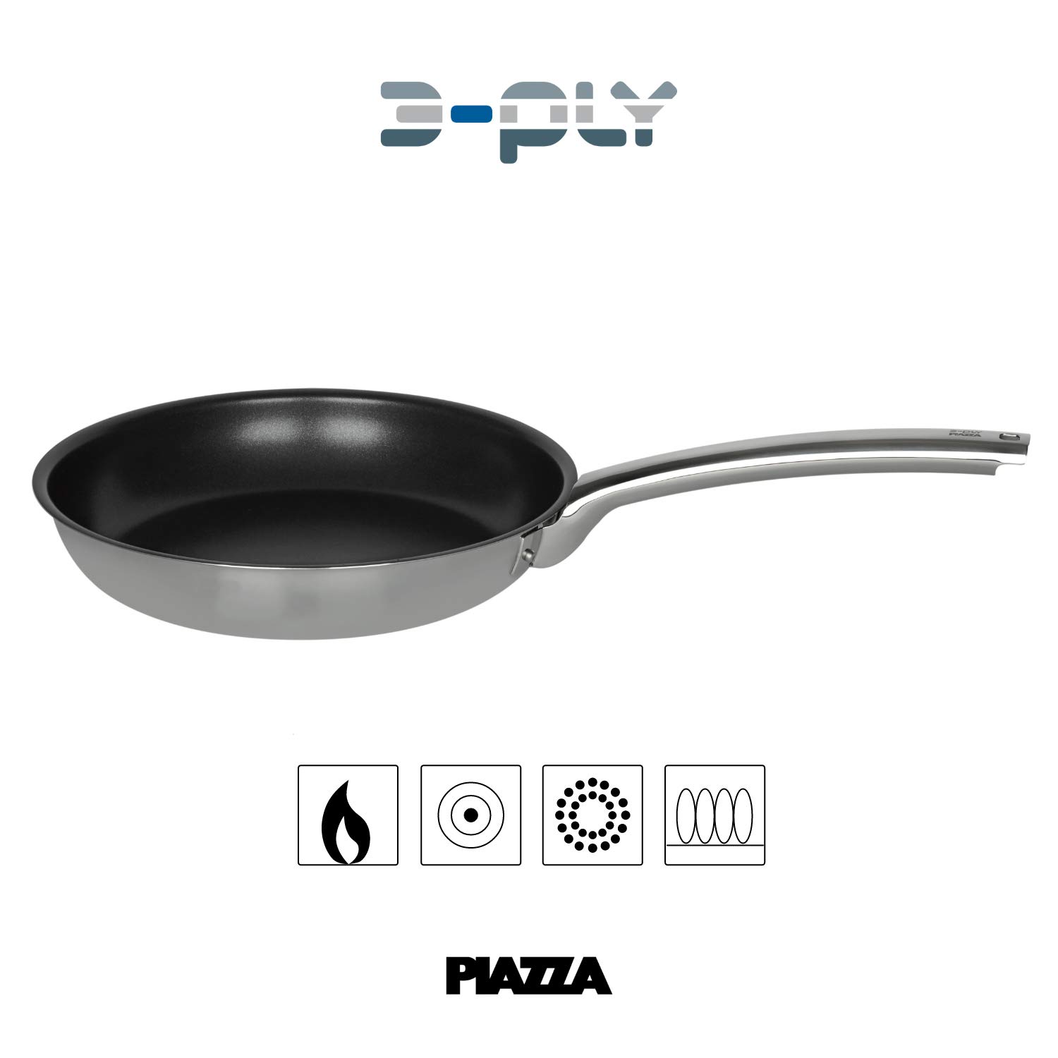 Piazza - Jarra de policarbonato para zumos (con portabotellas) D: 13 cm H: 31 cm C:3L 506600