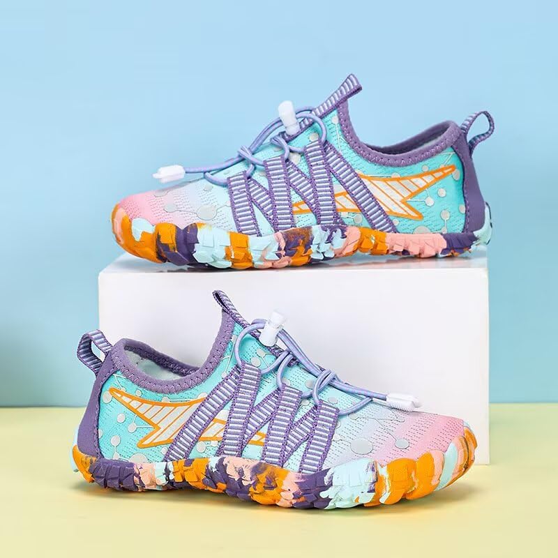 Kid Boys Girls Lightweight Breathable Beach Shoes for Swimming Upstream Water Sport2