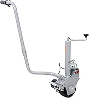 Montary Electric Trailer Dolly: 5000 lbs Capacity, 350W 12V Jockey Wheel, 22 ft/min Speed, 8" Rubber Tire for Trailers, RVs, Boats