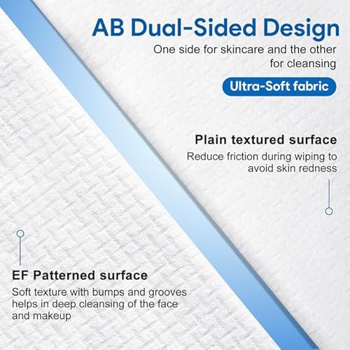 Ultra-Soft Disposable Face Towel - 50 Count/Box, 10