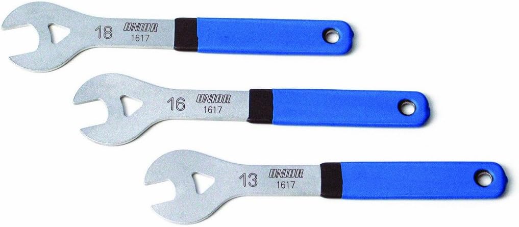 Unior URT316 Professional Cone Wrench - Blue/Grey/Silver, 1.6cm