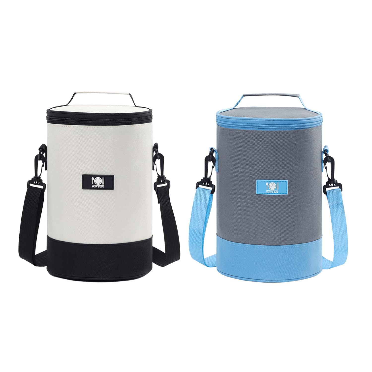 Borsa termica da picnic, 6,6 l, borsa termica per il trasporto di cibo e bevande, ideale per campeggio, set da 2