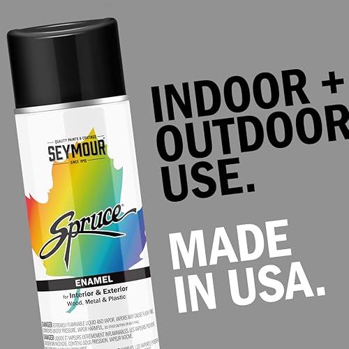 Miniatura 2 de Seymour 98-24 Esmalte de uso general de abeto, negro satinado, 1 unidad (paquete de 1)