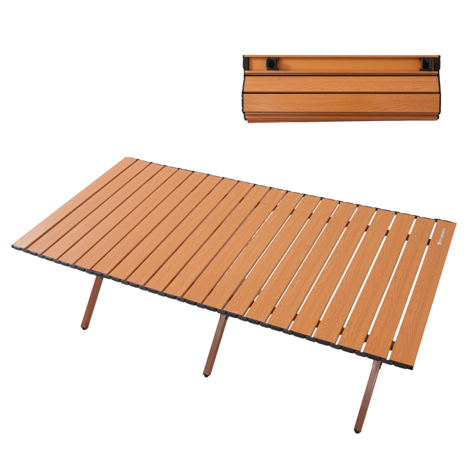 Mesa de Camping Plegable,Mesa Plegable Portátil con Bolsa de Transporte para Picnic Playa Senderismo, Mesa de Exterior Portátil Resistente para Viajes