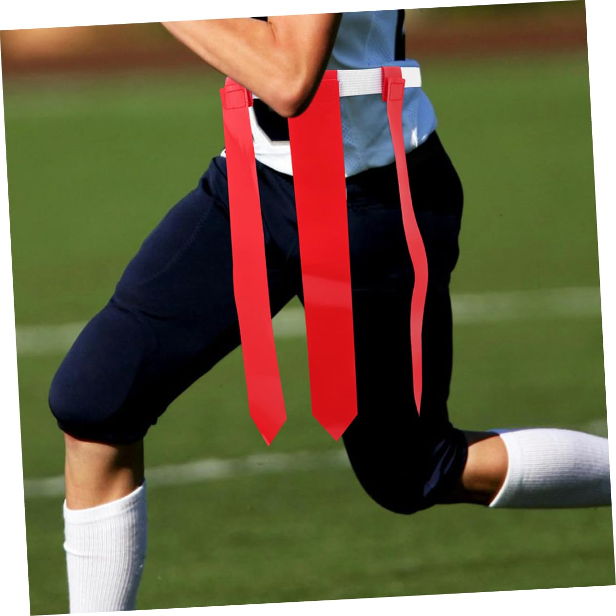 GOOHOCHY Flag Football Belt Rugby Waist Flag Multi-use for Outdoor Football Supplies Boys and Girls Belts