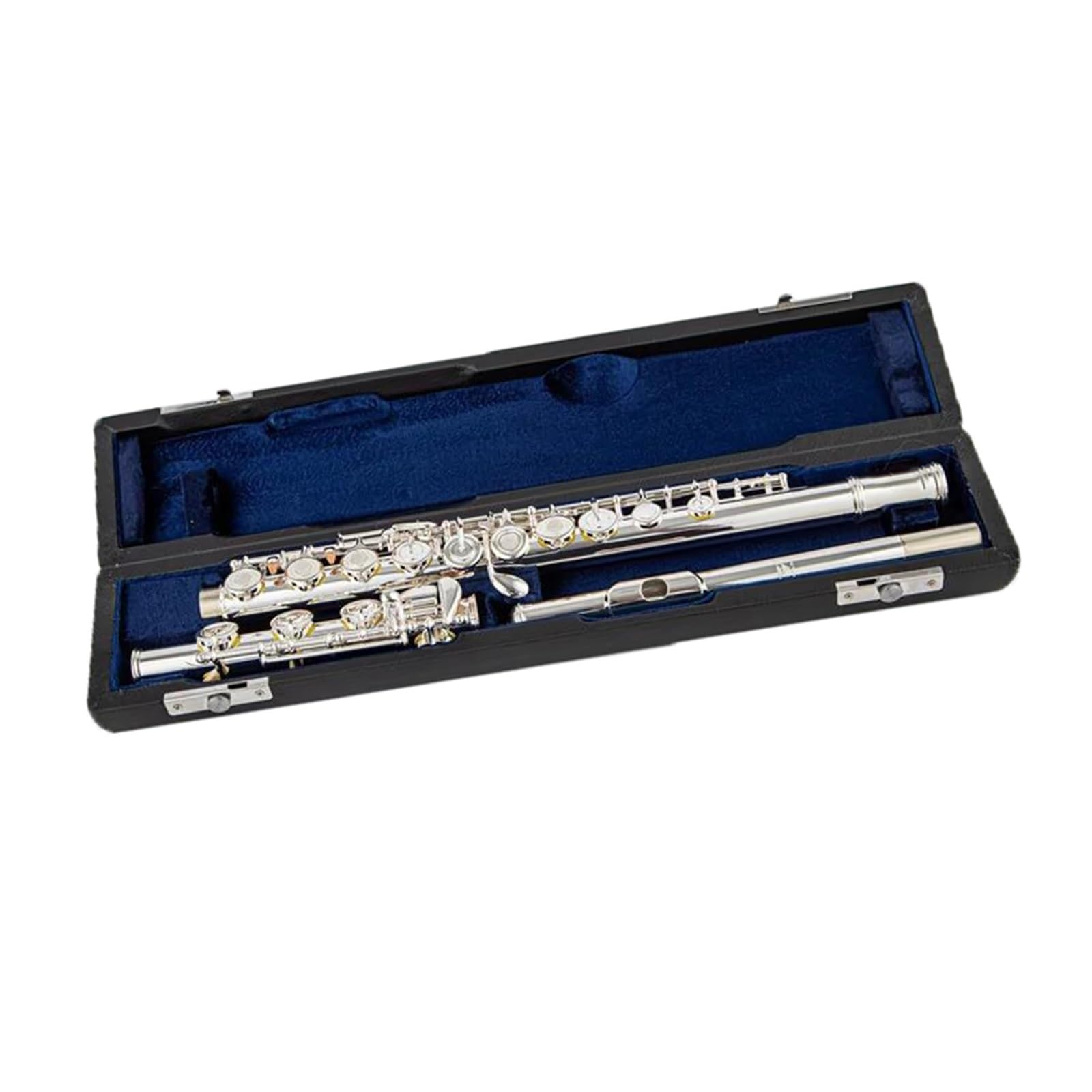 flet prosty Flet profesjonalny biały miedziany klucz otwarty C 17-otworowy flet posrebrzany instrument z etui