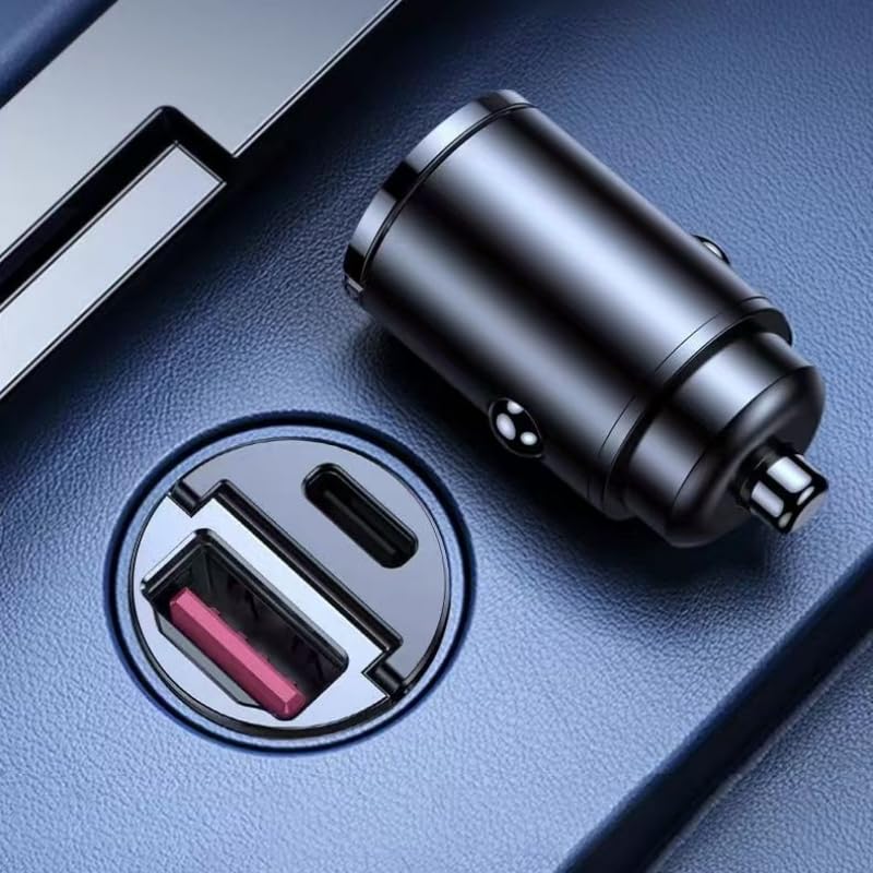 100 W PD ładowarka samochodowa typu C szybkie ładowanie QC3.0 Dual USB do Huawei Xiaomi Samsung, szybkie ładowanie, USB, mini ładowarka