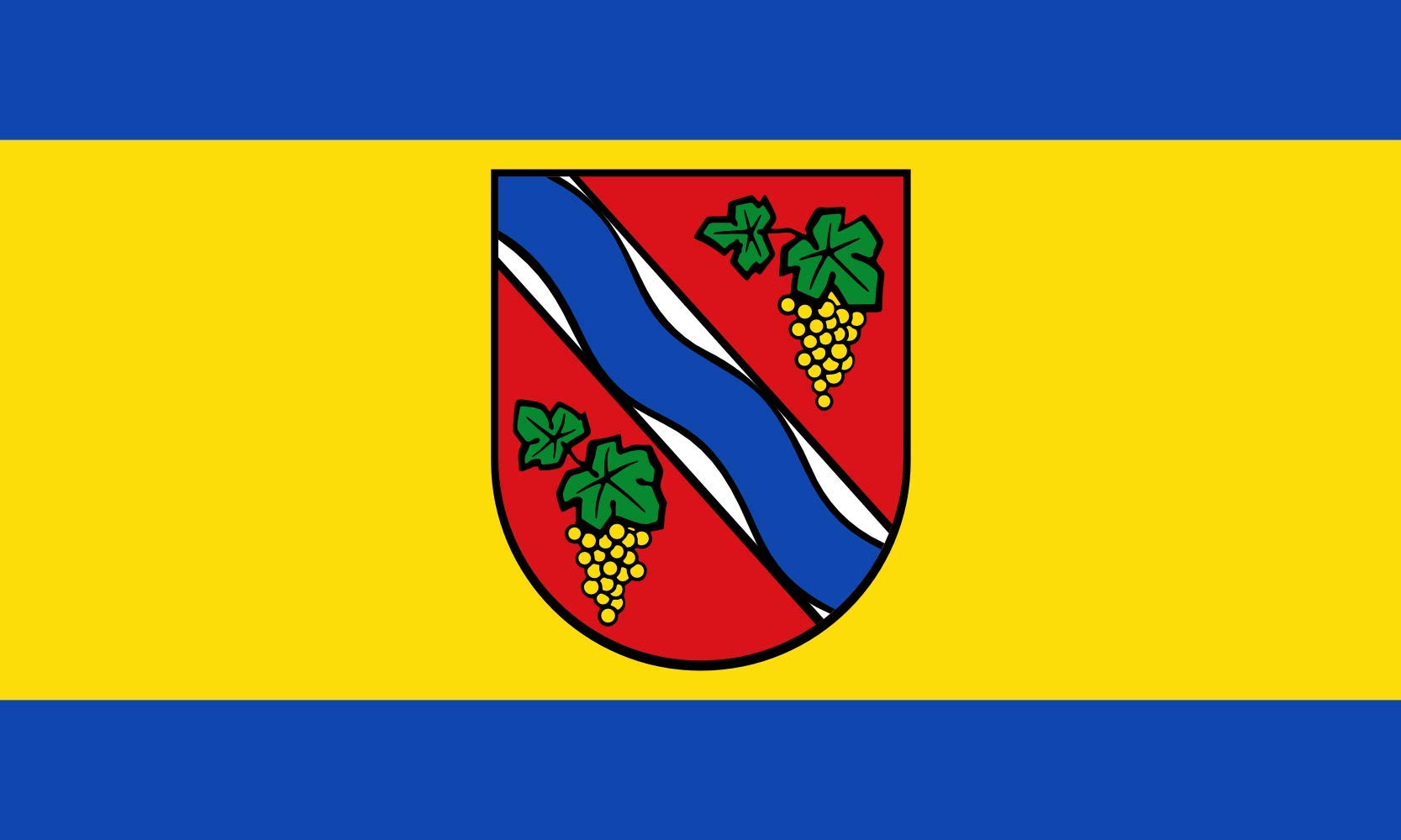 Drapeau Dietzenbach grand format pour pavoiser votre mât extérieur