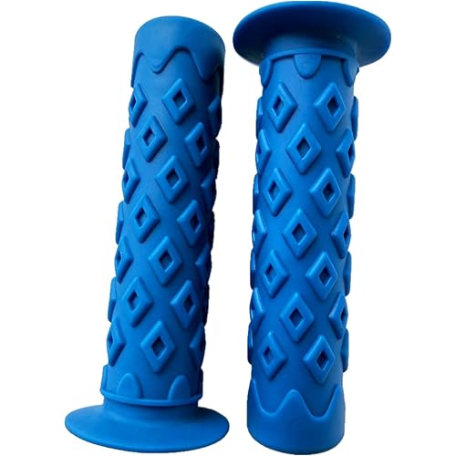 Bike Grips Bicycle Handlebar End Grips Replacement Handle Bar Grips Non-Slip Soft Rubber Protector for Mountain Bike Tricycle Wheel Chair