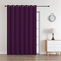 Vista 113 de CUCRAF Juego de 2 paneles de cortinas opacas negras de 54 pulgadas de largo, cortinas de oscurecimiento de habitación para sala de estar