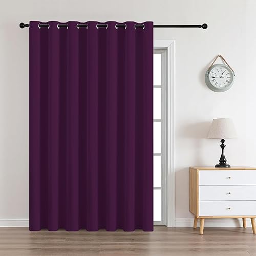 Miniatura 113 de CUCRAF Juego de 2 paneles de cortinas opacas negras de 54 pulgadas de largo, cortinas de oscurecimiento de habitación para sala de estar y