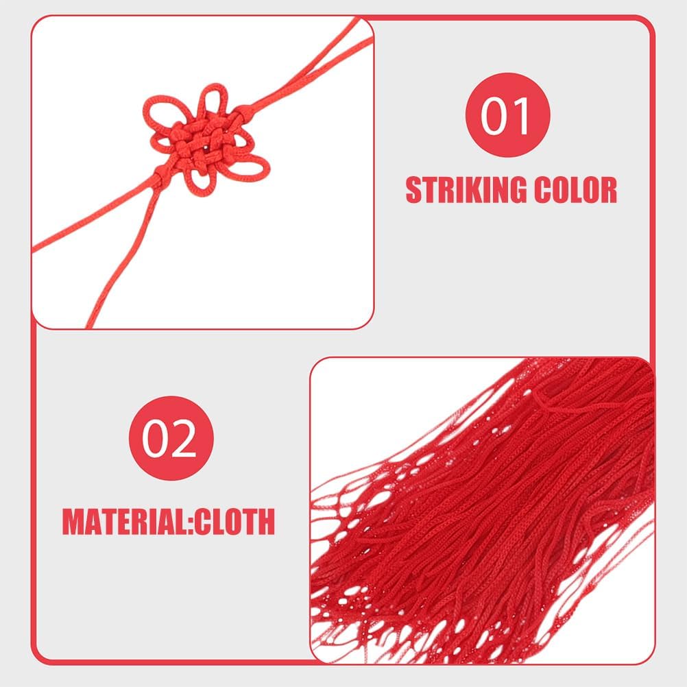 6pcs Bright Color Tassel Pendant for Martial Arts Vibrant Hanging Tassel Decor for Tai Chi Reliable Design Prevents Detachment Multifunctional for Competitions