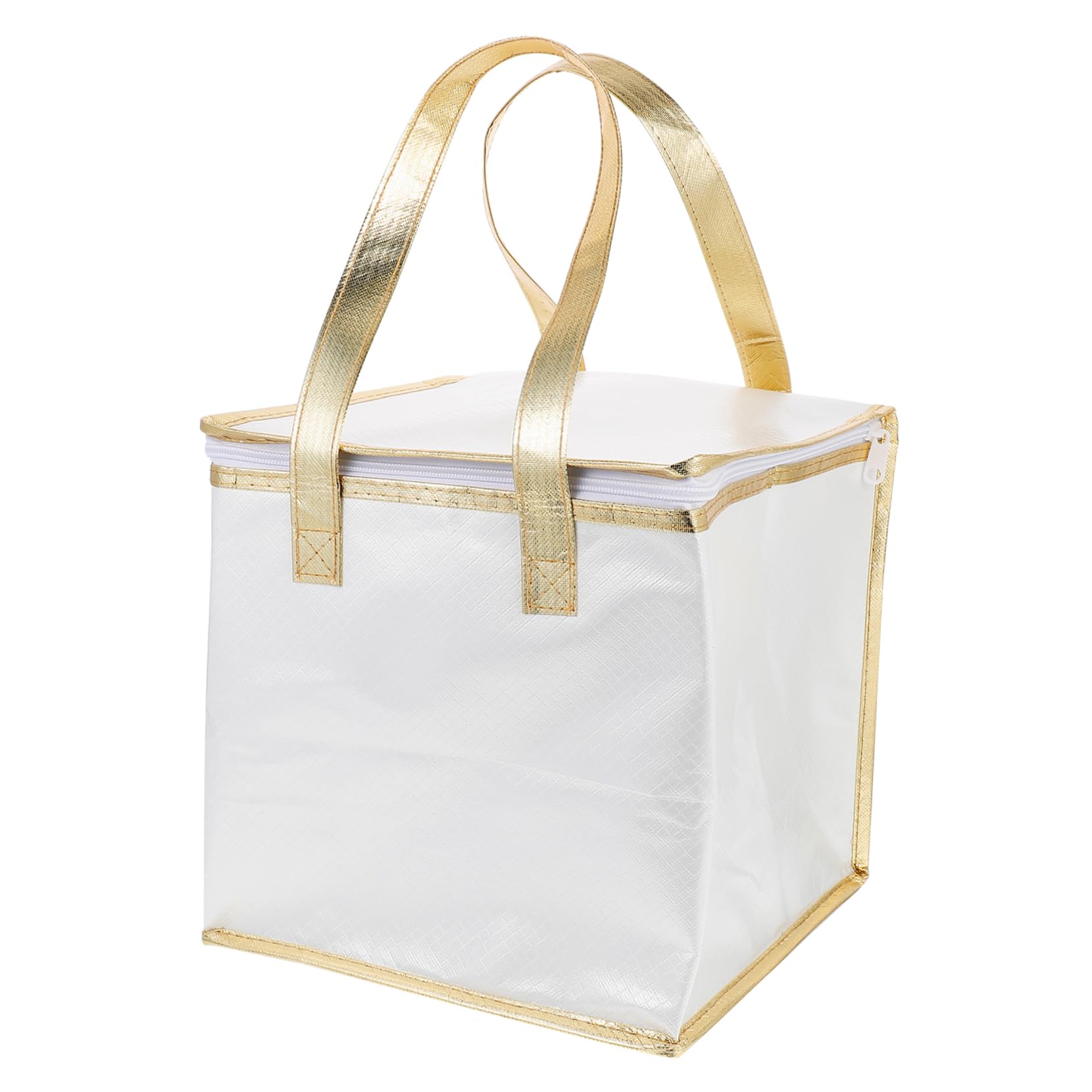 Ciieeo Insulated Pizza Bag Food Storage Bag Handle for Lunch Cooler Cake Seafood Drinks Snacks Large Capacity