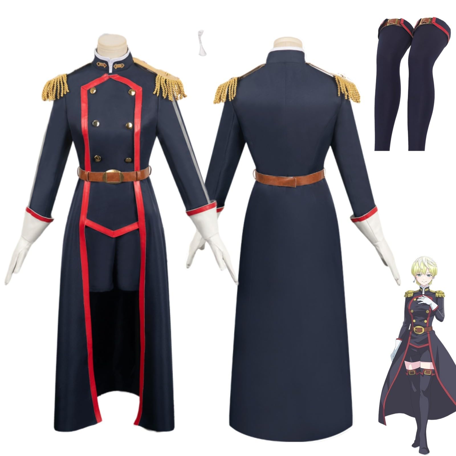 Amazon.co.jp: 魔都精兵のスレイブ コスプレ ｢魔防隊｣制服 羽前京香