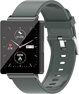 DISXKAER Non-Invasive Blood Glucose Test Smart Watch,NFC Access,Fitness Tracker Blood Pressure Sleep Monitor Blood Oxygen Health Tracker Watch Heart Rate Calorie Counter for Men Women (Green)