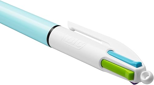 Miniatura 4 de BIC - Bolígrafo de punta redonda moderna divertida 4 colores Fashion