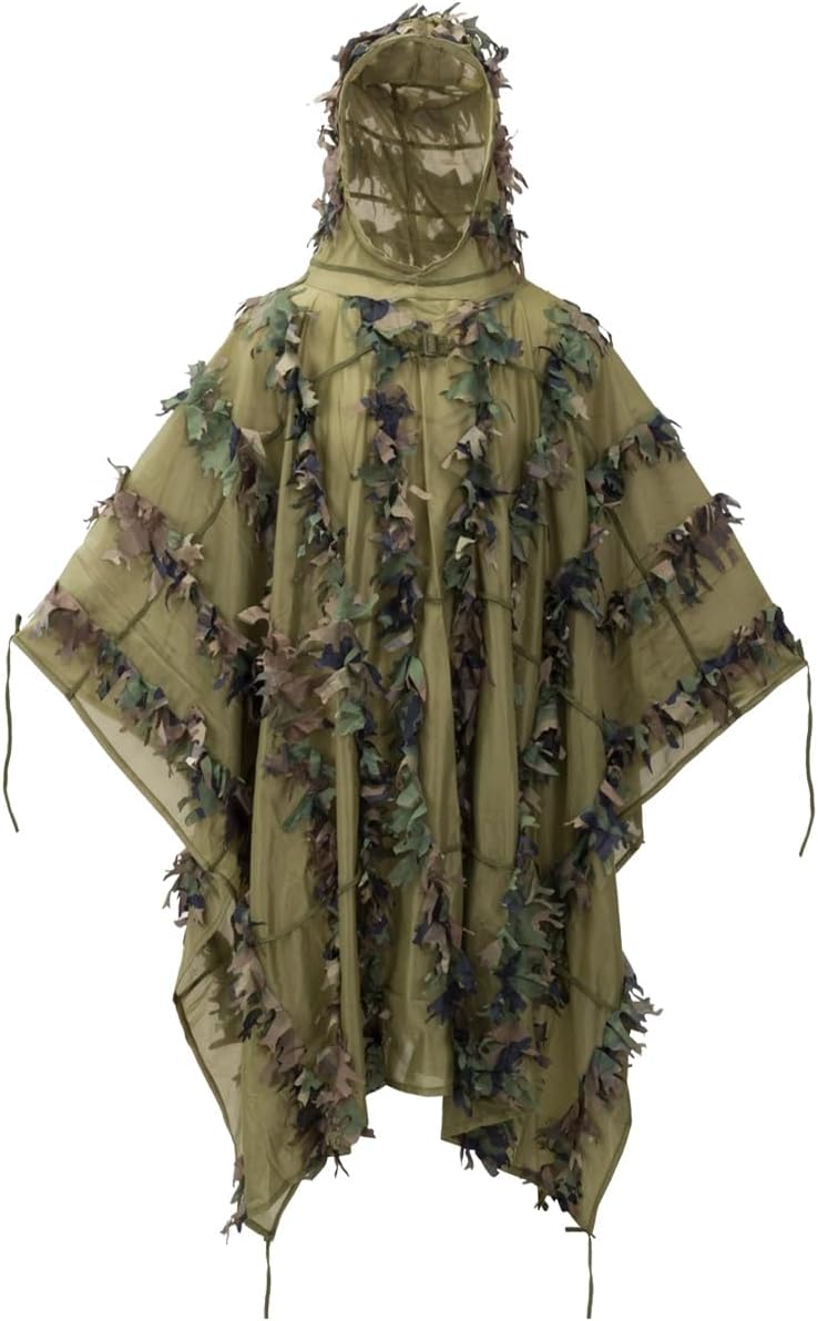 Helikon-Tex Leaf Ghillie Poncho US Woodland