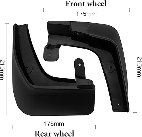 Miniatura 6 de Compatible con KIA Cerato Spectra 2007-2009, guardabarros, guardabarros, guardabarros, ruedas delanteras y traseras, accesorios de coche