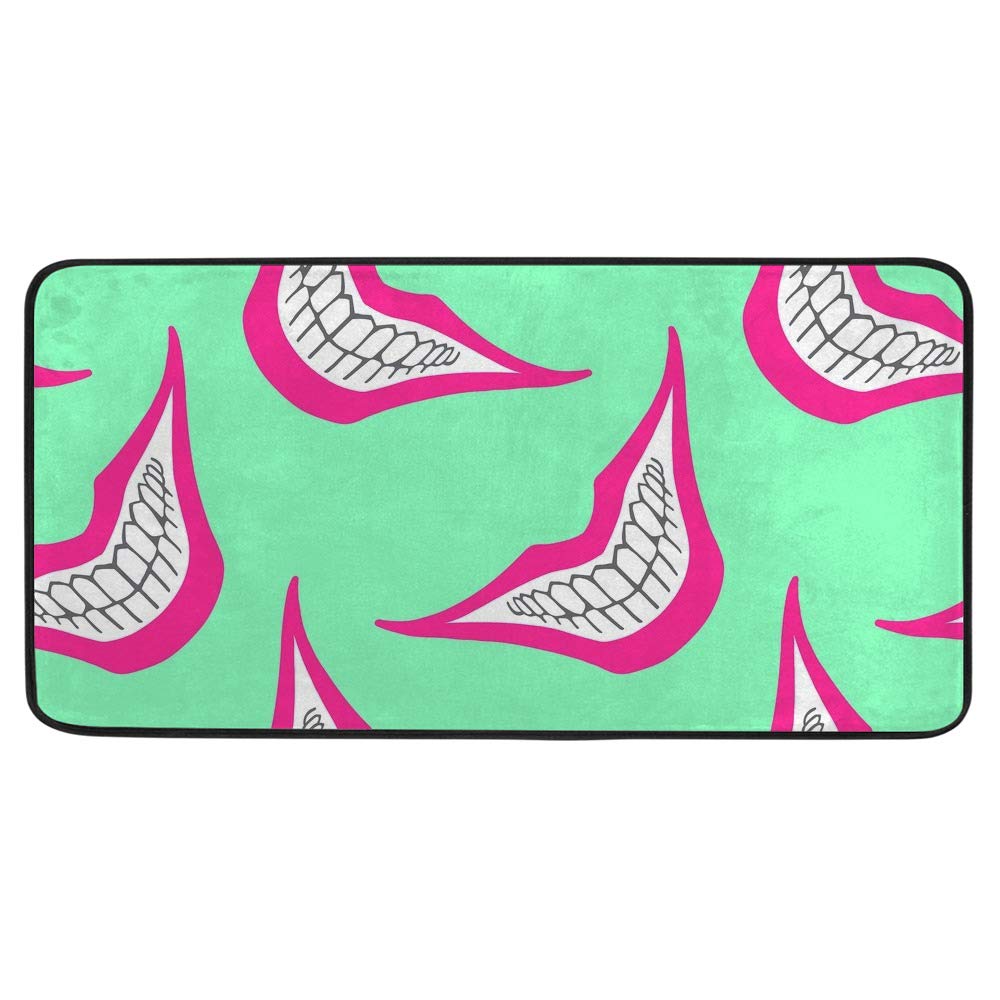 Tapis long de cuisine antidérapant clown doux pour sol glissant