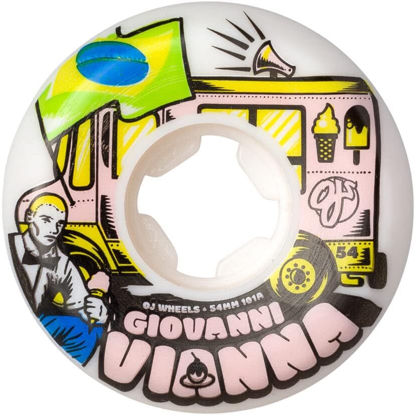 OJ Giovanni Vianna Elite Hardline 101a Skateboard Wheels - 54mm