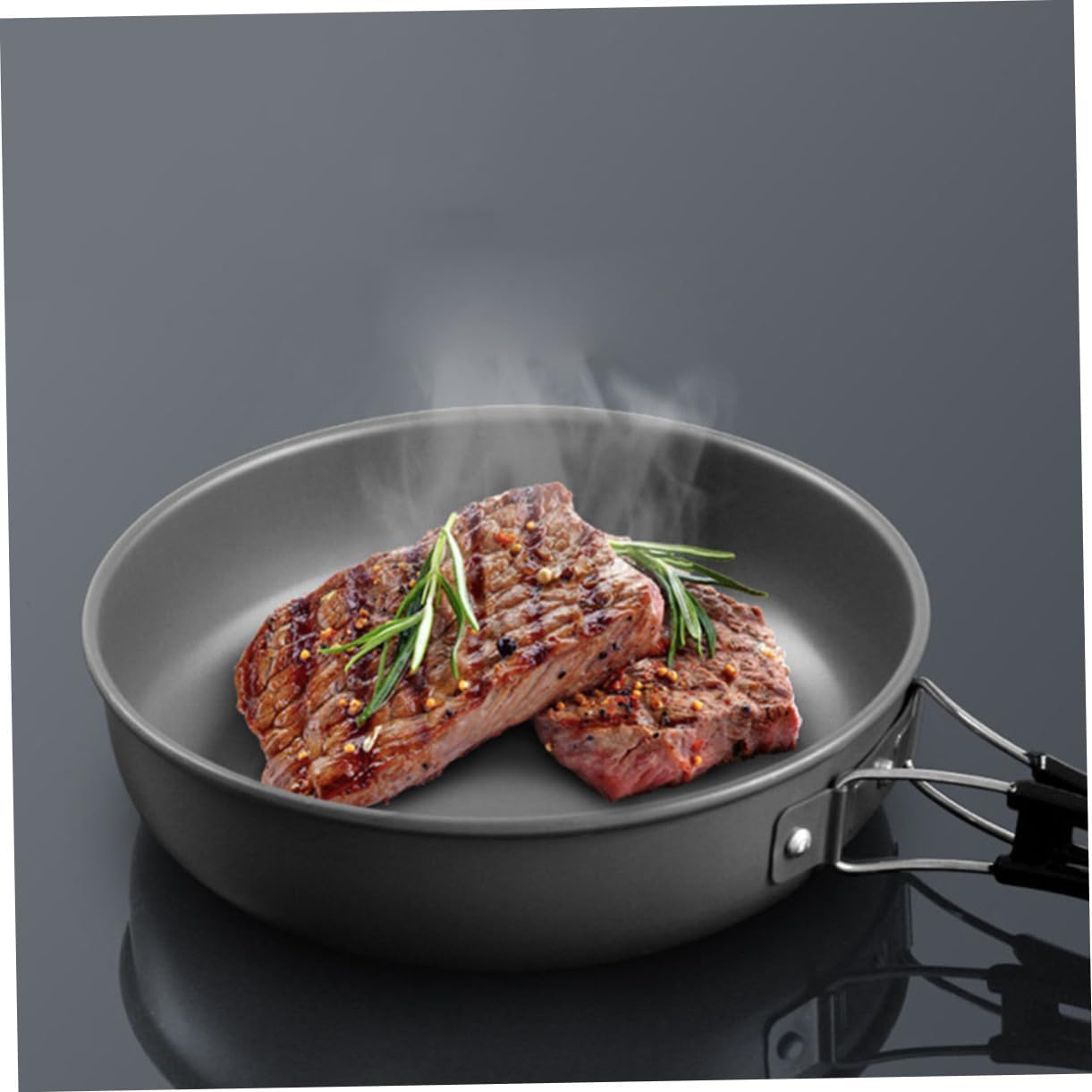 BESPORTBLE Portable Camping Cookware Set Backpacking Cooking Kit Stove Bowl Spoon Pot Pan Mesh Bag