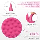 Renesmee Grace Nnvg Handheld Manual Scalp Massager Silicone Shower Shampoo Brush For Hair Washing, Head, Body, Scalp Shower gallery image