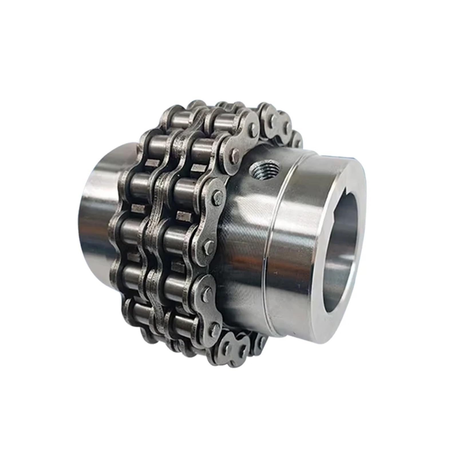 KC10020 28-110 KC Accouplement de chaîne Couplage de Roue de chaîne Coque de Protection Connecteur d'engrenage de Type chaîne à Rouleaux GL avec Coque de Protection(GL10020 Hole 64-64)