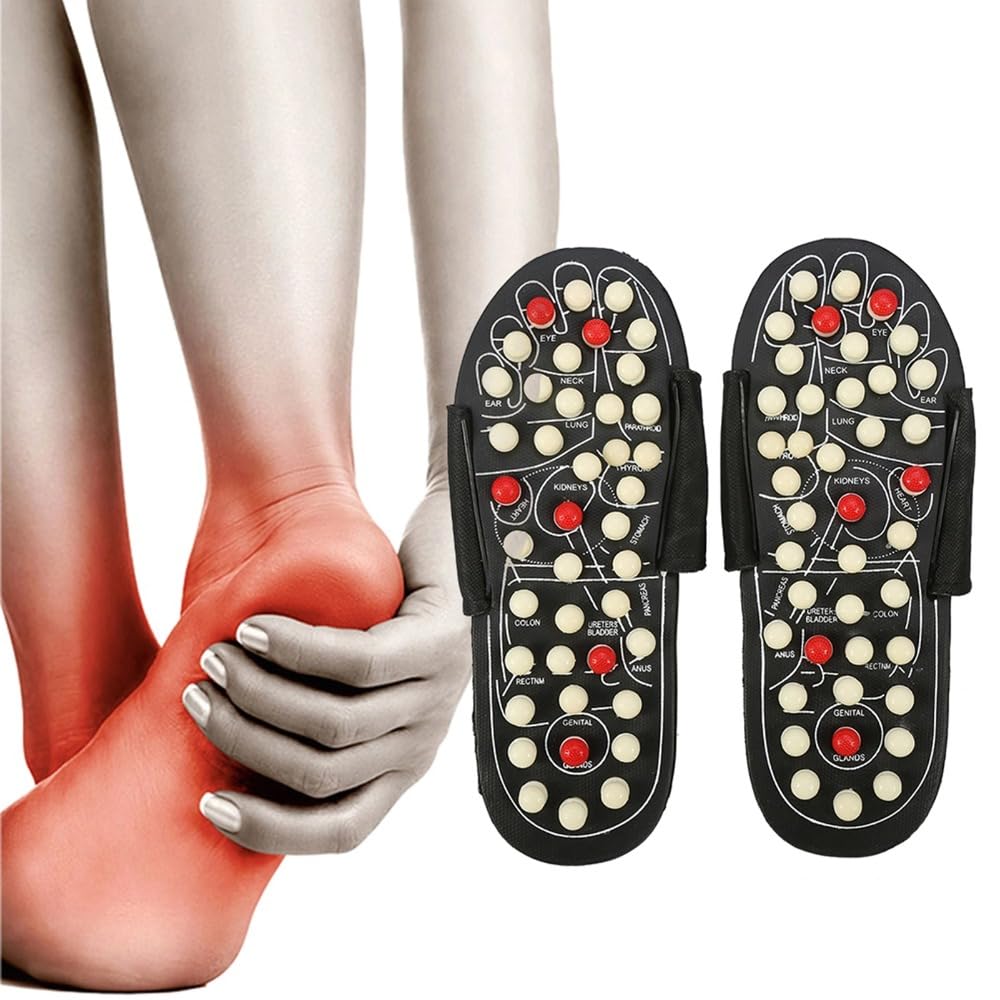 Massage Slippers, Magneet Therapie Voet Massager Schoenen Activeren Gezondheidszorg Massage Slippers Premium Reflexologie Voet Acupressuur Slippers(42-43-29 * 25 * 5 500.00
