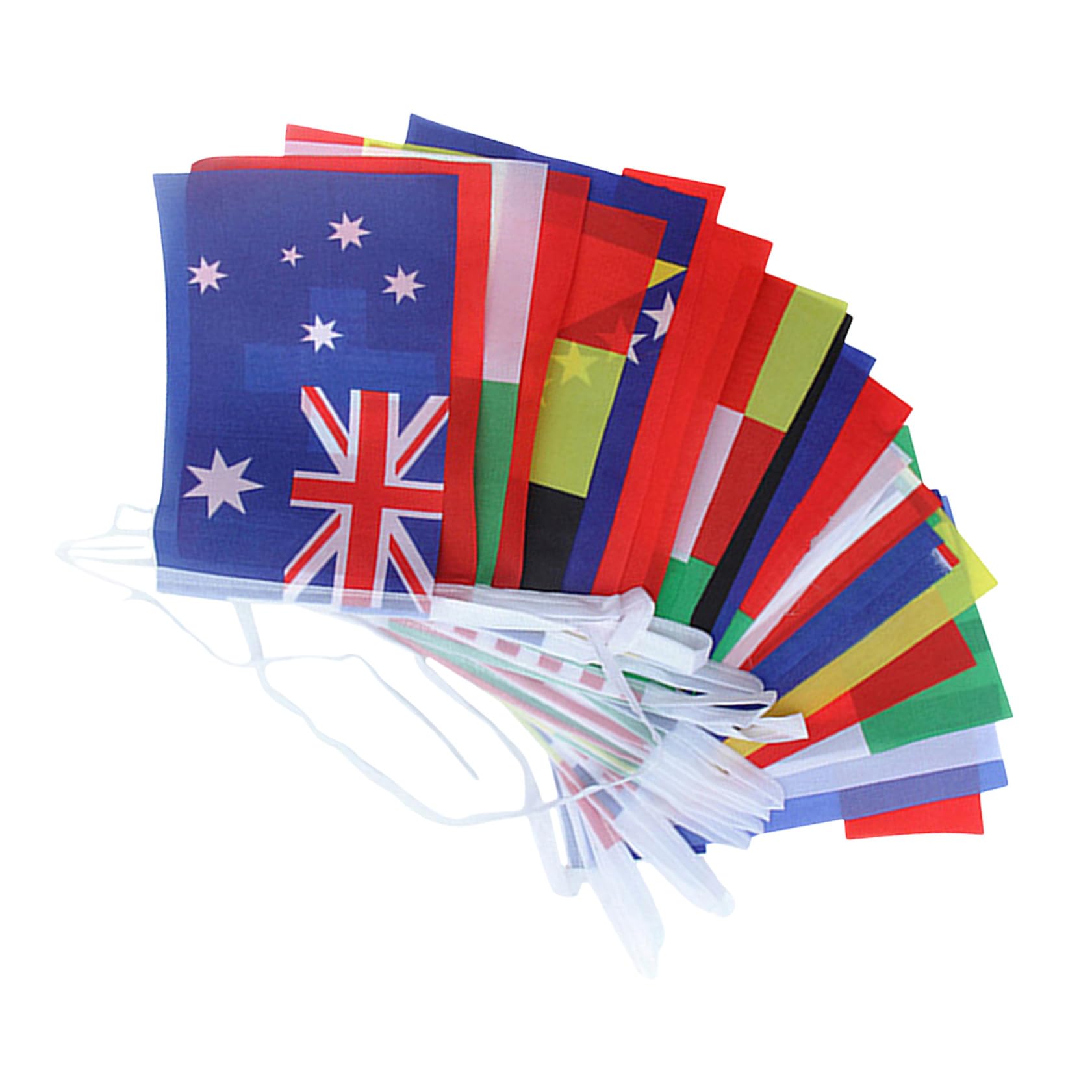 Healifty World Flag Bunting 2026 – 32 Teams Double Sided Flag Banner, Football Party Decorations for Pub Bar Garden Street Outdoor Indoor, 10m Length with 14 X 21 Cm