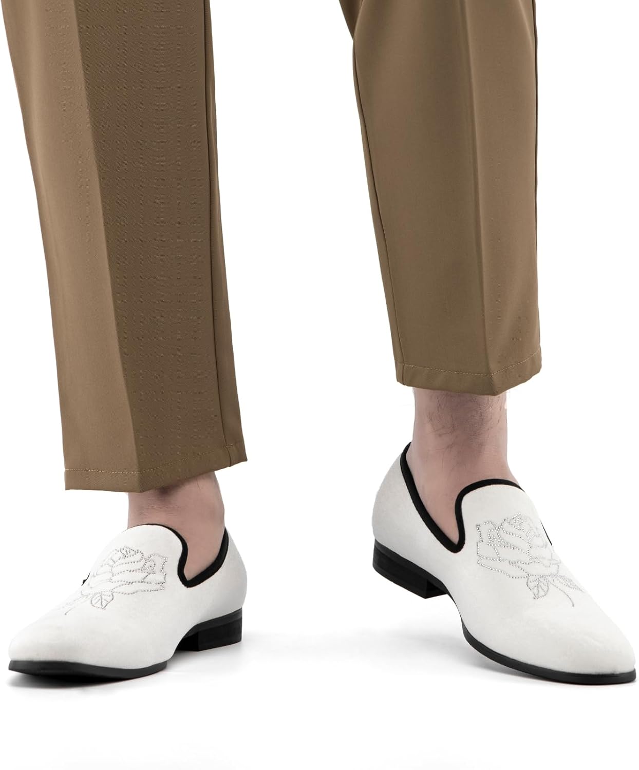 JITAI Men Loafers Slip-On Shoes for Men Fashion Dress Shoes Tuxedo Shoes - Image 5