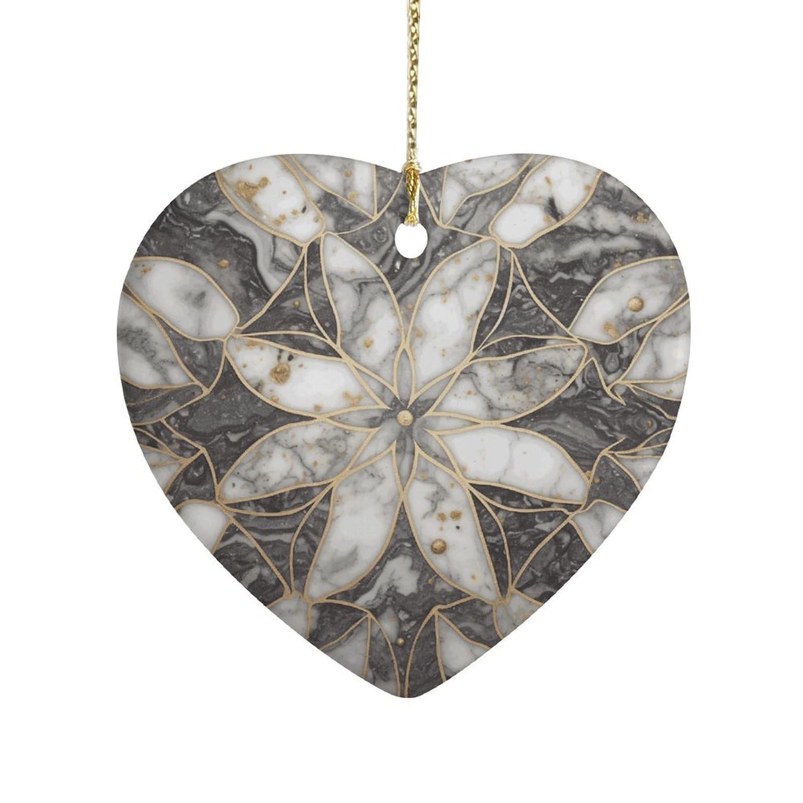 Fekiloot Style Oriental Marble Stone Ceramic Ornament Home Decor Keepsake