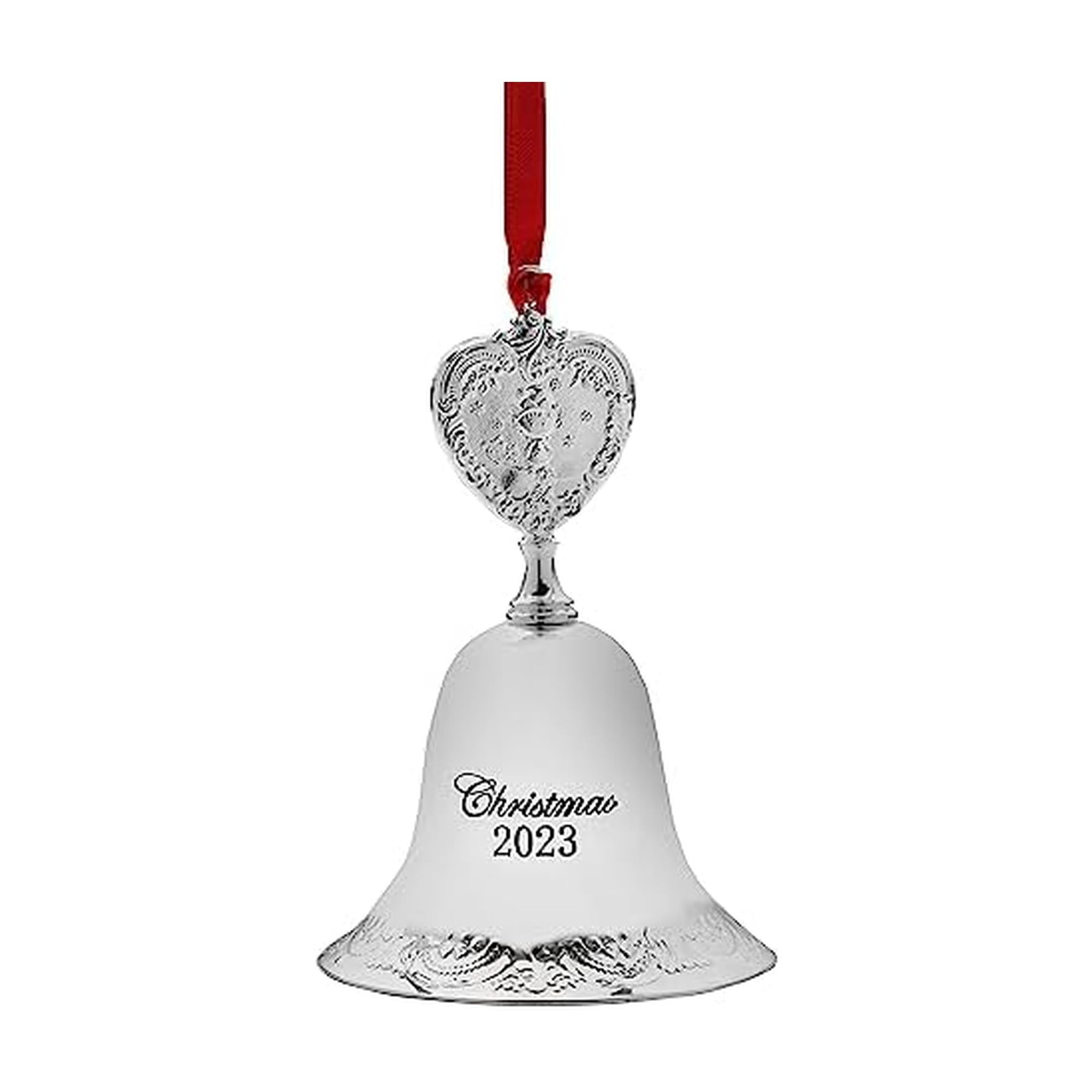 Wallace 2023 Silver Plated Grande Baroque Bell Ornament, 29th Edition