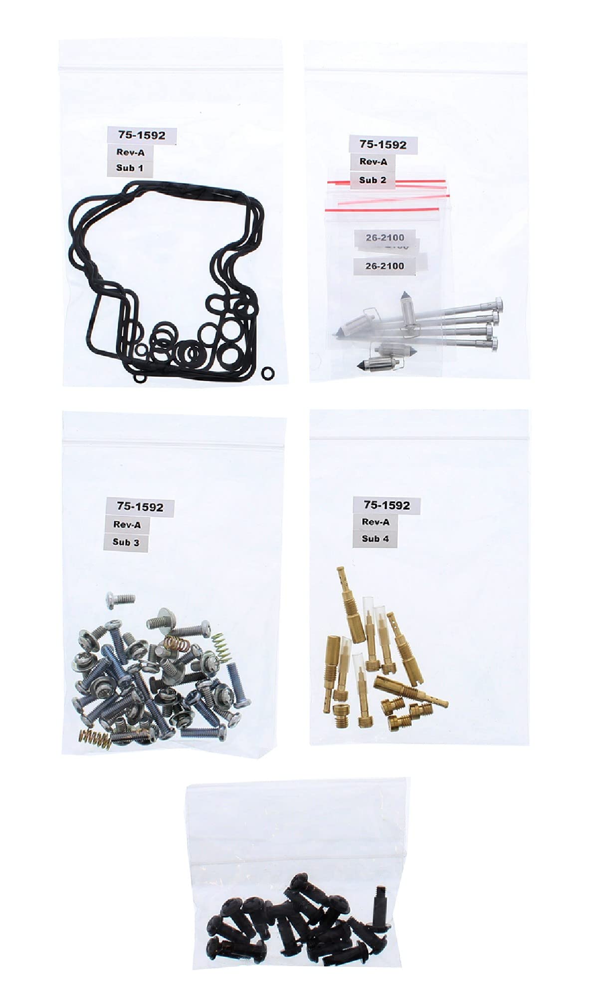 All Balls Racing 26-1667 Carburetor Rebuild Kit For 91-94 Ho | Auto