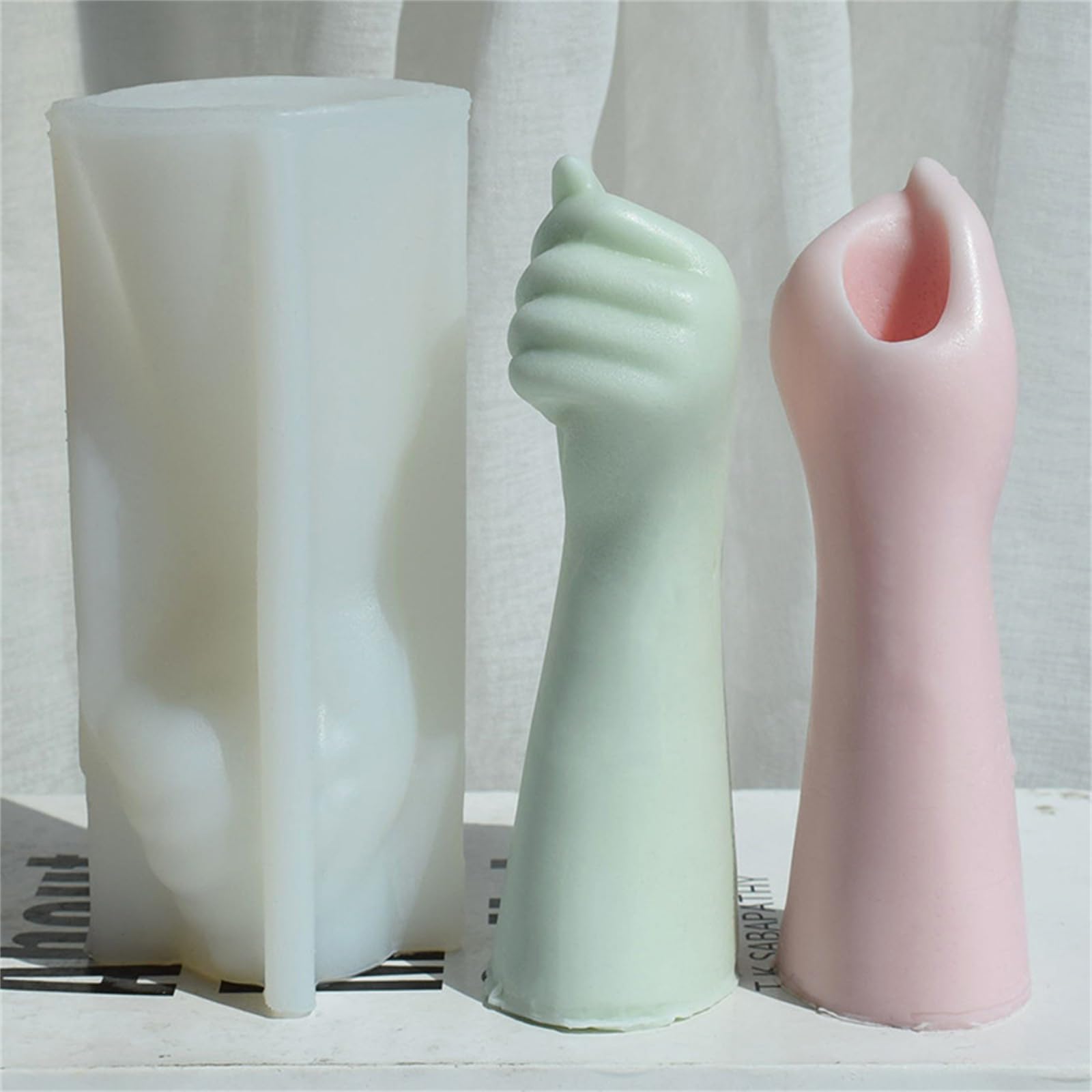 Boxing Glove Shape Silicone Mold For Resin Planter Cement Crafts