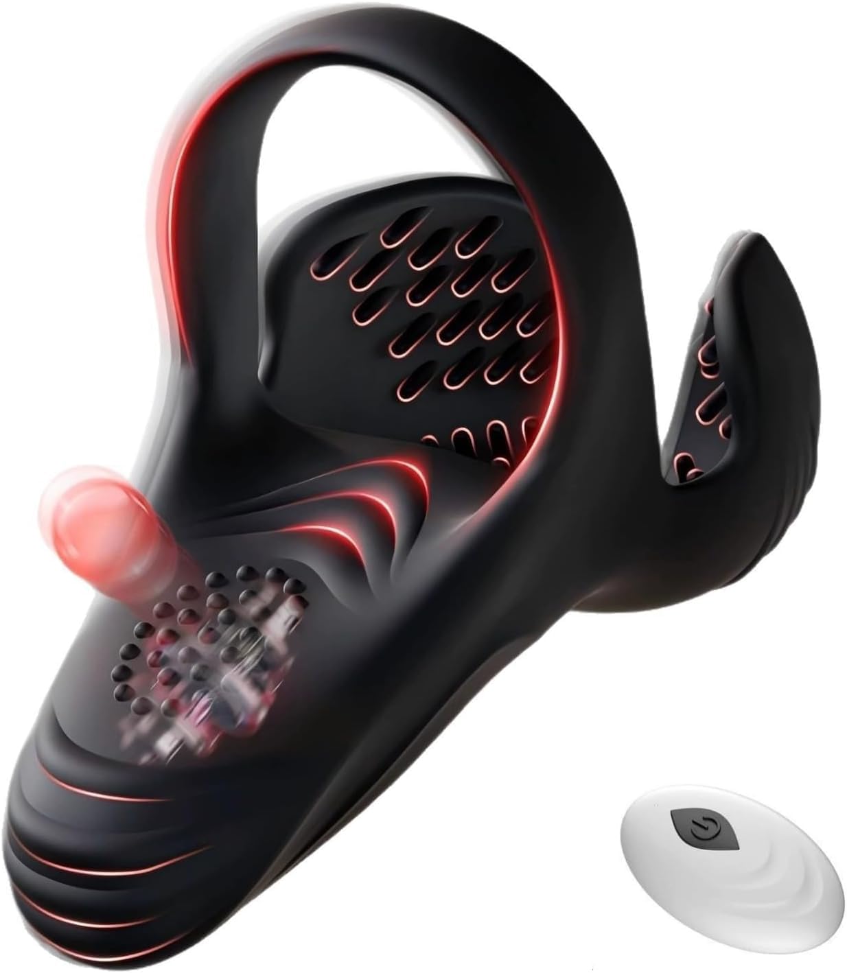 Neuman ApexDrive Pro 2026: massaggiatore a percussione intelligente controllato da app/pulsante, corpo portatile in silicone nero, 9 velocità e design impermeabile IPX7, per casa e viaggio