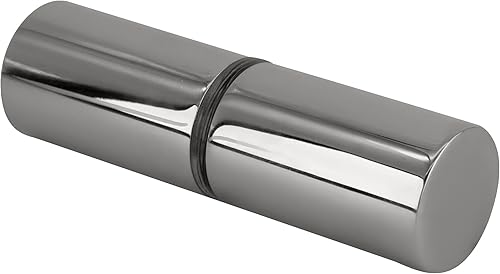 Miniatura 6 de Perilla de puerta de ducha con acabado de níquel cepillado estilo cilindro CRL