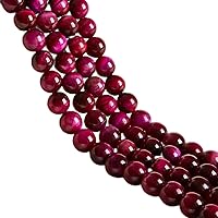 Vista 17 de 60 piezas de cuentas de amatista natural de 6 mm, cuentas de piedras preciosas redondas sueltas para hacer joyas