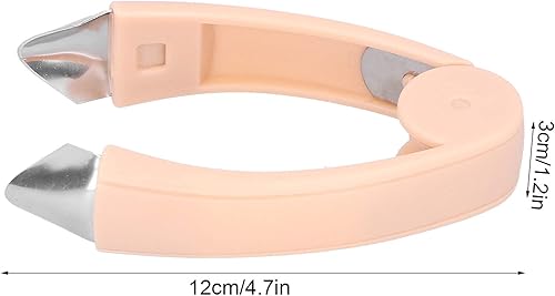 Miniatura 2 de Descorazonador de frutas de cocina Huller multiusos portátil de acero inoxidable resistente al desgaste, herramienta de extracción de tallos de