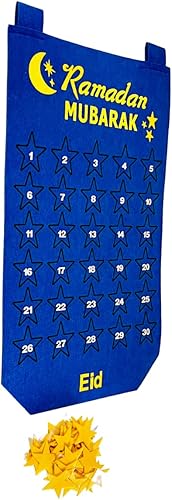 Miniatura 4 de Calendario de cuenta regresiva de Ramadán para niños, calendario islámico, festivo, decoración del hogar, calendario de Adviento de Ramadán Mubarak