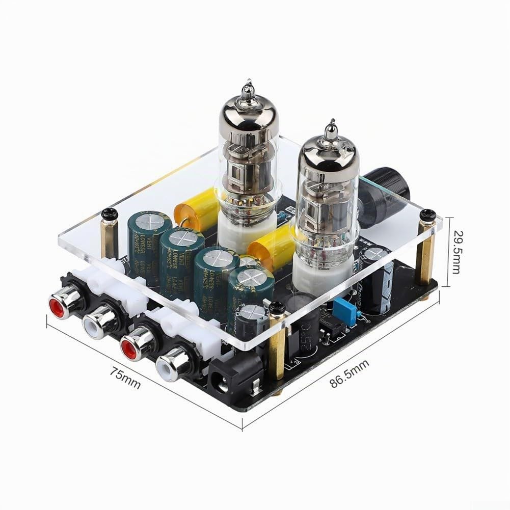 Préampli à tube amélioré, pré-amplificateur HiFi pour entrées CD et ordinateur, amplification de tension