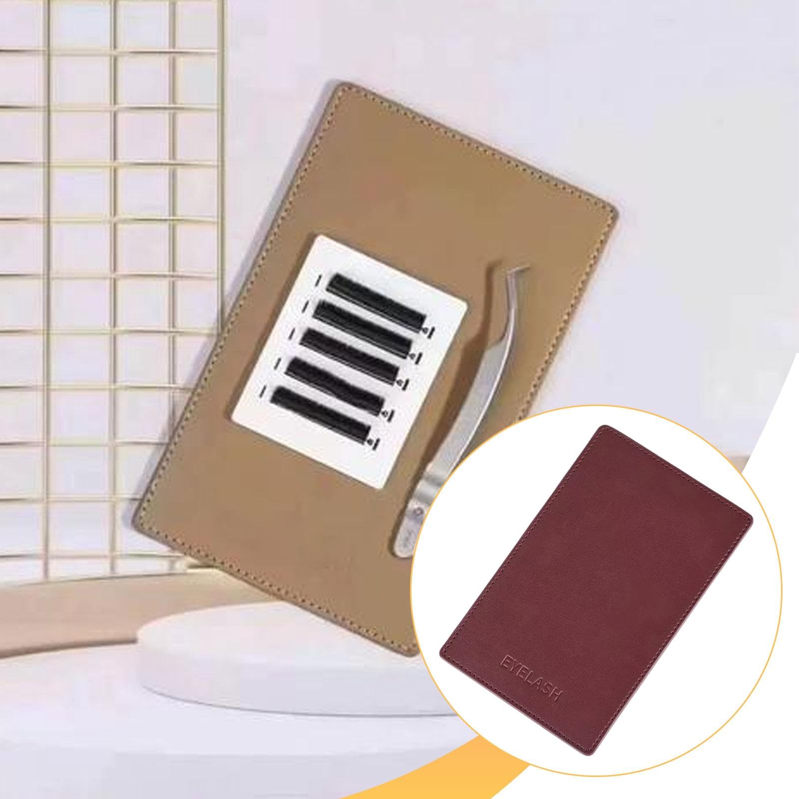 Cuscinetto per innesto extension ciglia: efficiente, professionale, durevole, comodo, pratico, portatile. Strumento per extension ciglia, Rosso Scuro