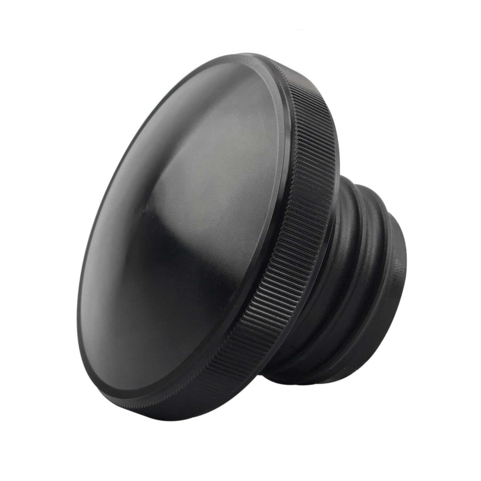 Motorrad Tankdeckel Pop Up Schwarz/Chrom - Für Harley Touring, Softail, Dyna, Sportster