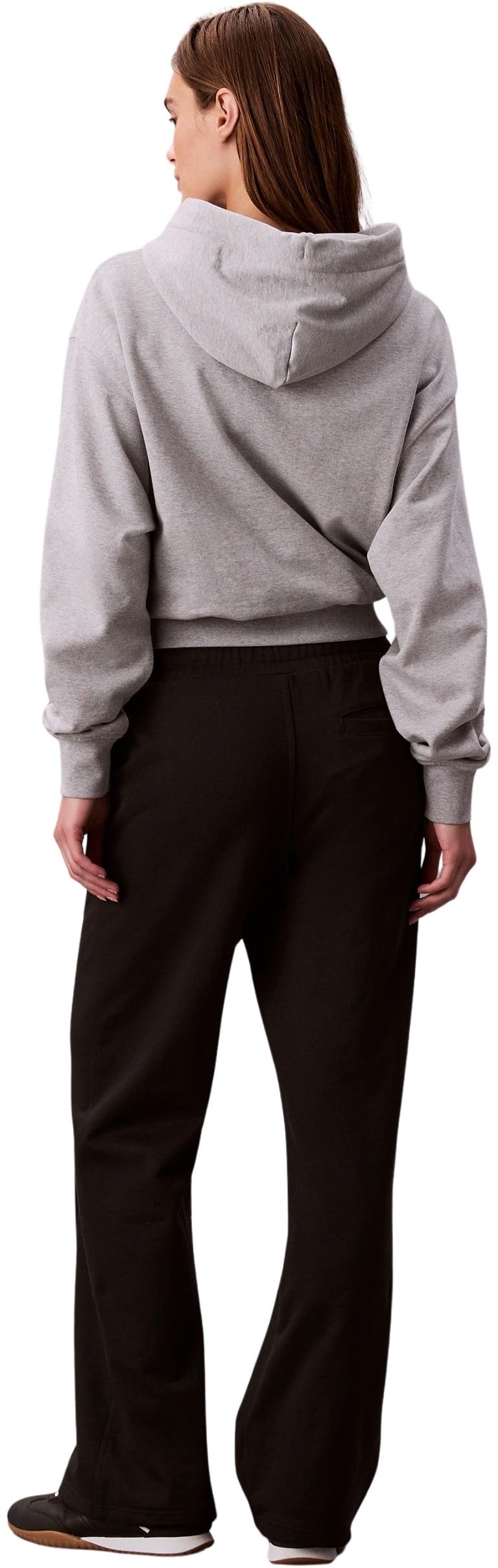 Calvin Klein Pantalon de Jogging Femme Archive Logo French Terry Jambes Droites