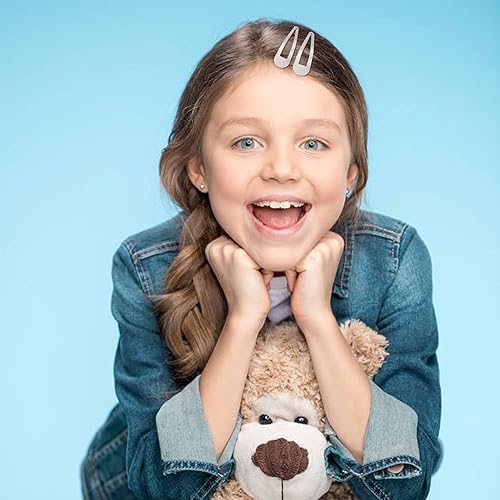 Miniatura 3 de Cinaci Paquete de 120 pinzas para el cabello de metal a presión desnudas para mujeres, bebés, niñas y niños pequeños, accesorios para el cabello a