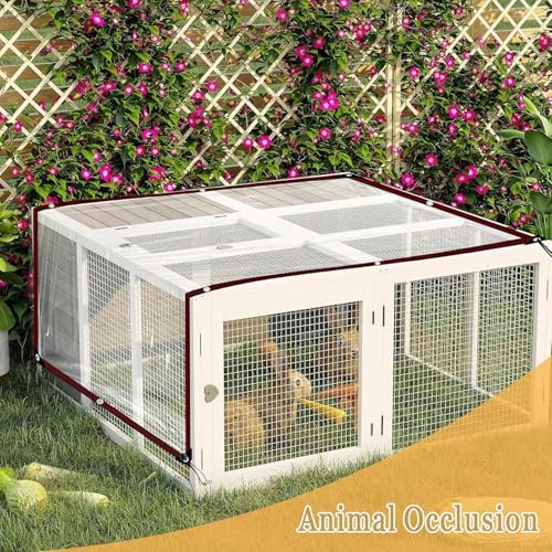 Aislada protección de plantas lona transparente 7x20 pies resistente a UV 5