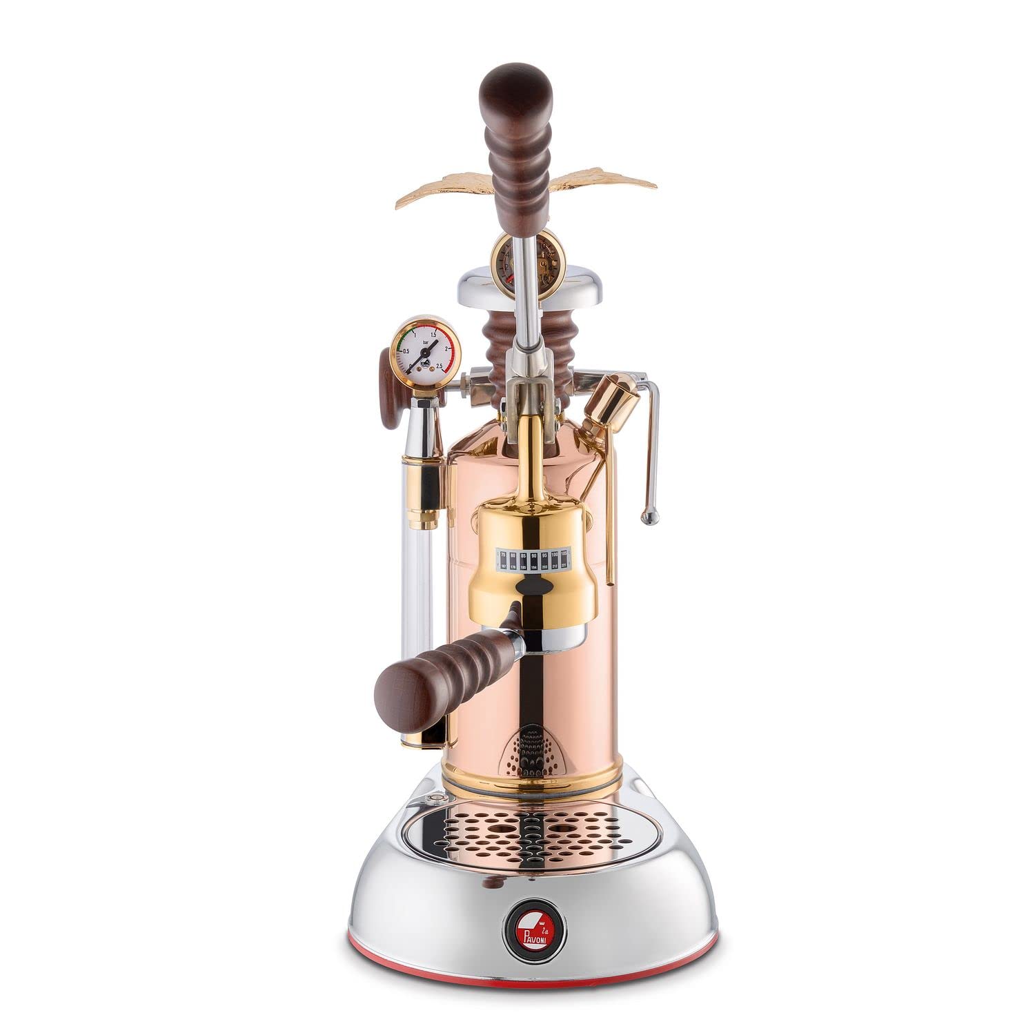 La Pavoni LPLESE01EU, Macchina espresso Esperto Edotto, Cuivre/chrome/or
