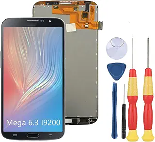SiuVorZhi LCDディスプレイ Samsung Galaxy Mega 6.3 I9200 LCD ディスプレイ タッチスクリーン アセンブリ 修理交換部品とツール。